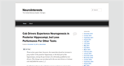 Desktop Screenshot of neurointerests.com
