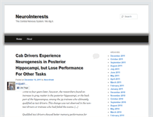 Tablet Screenshot of neurointerests.com